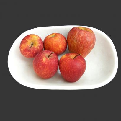 Hand-Carved Oval Marble Tray